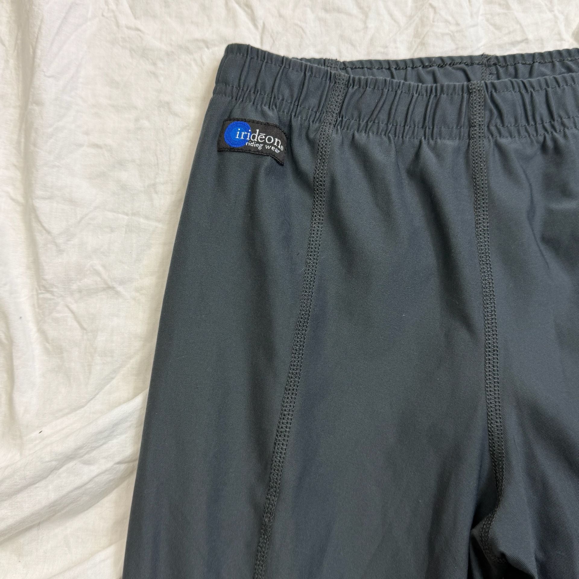 Irideon Riding Tights Black Knee Patch Breeches 4