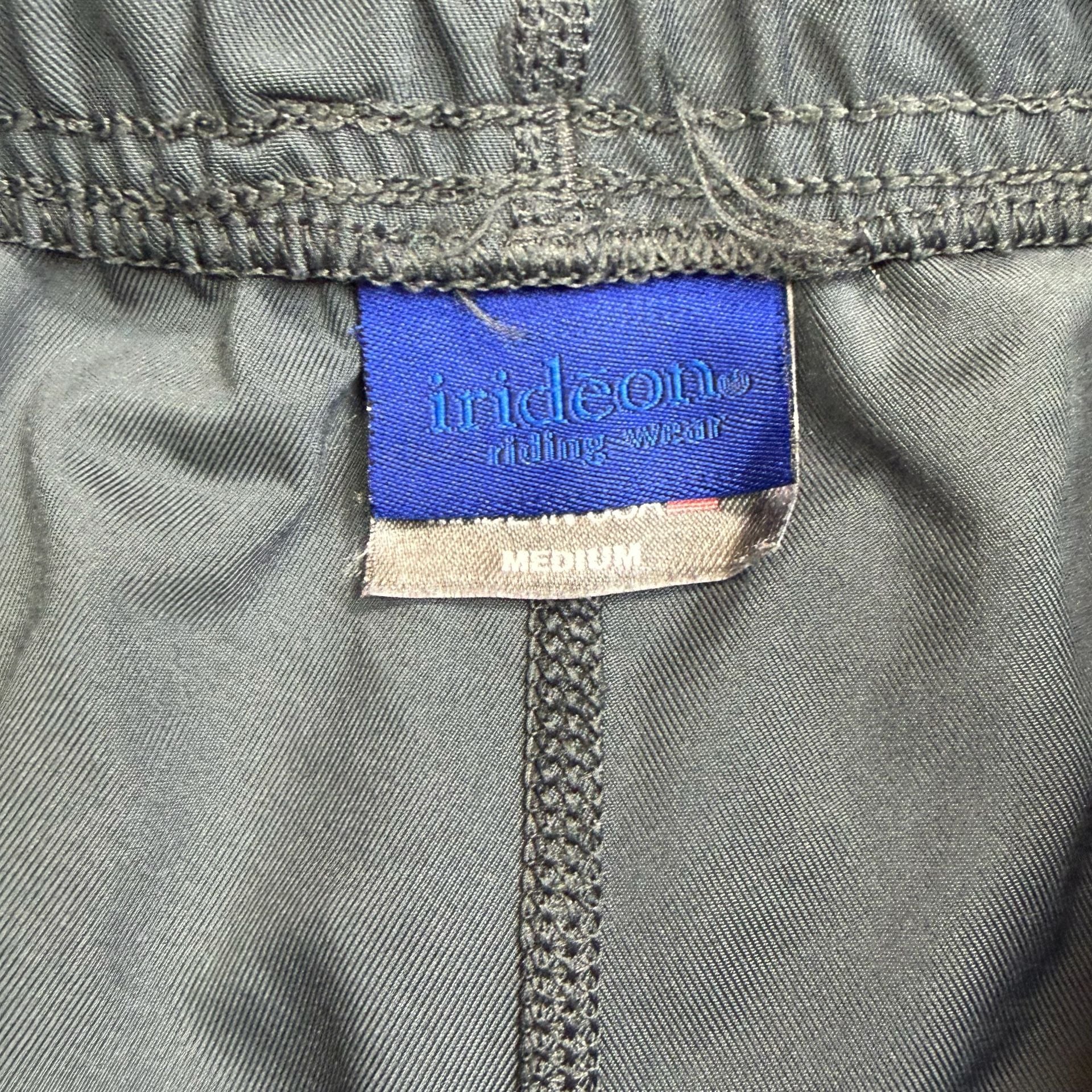 Irideon Riding Tights Black Knee Patch Breeches 5