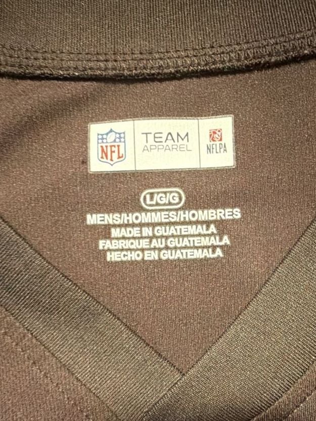 NFL Team Apparel Cleveland Browns Baker Mayfield #6 Jersey Size L Brown 5