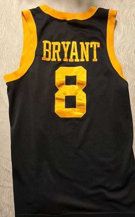 Nike Kobe Bryant Los Angeles Lakers Rewind #8 Jersey Size M Black 2