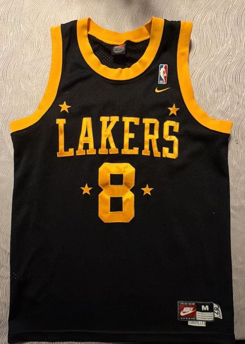 Nike Kobe Bryant Los Angeles Lakers Rewind #8 Jersey Size M Black 3