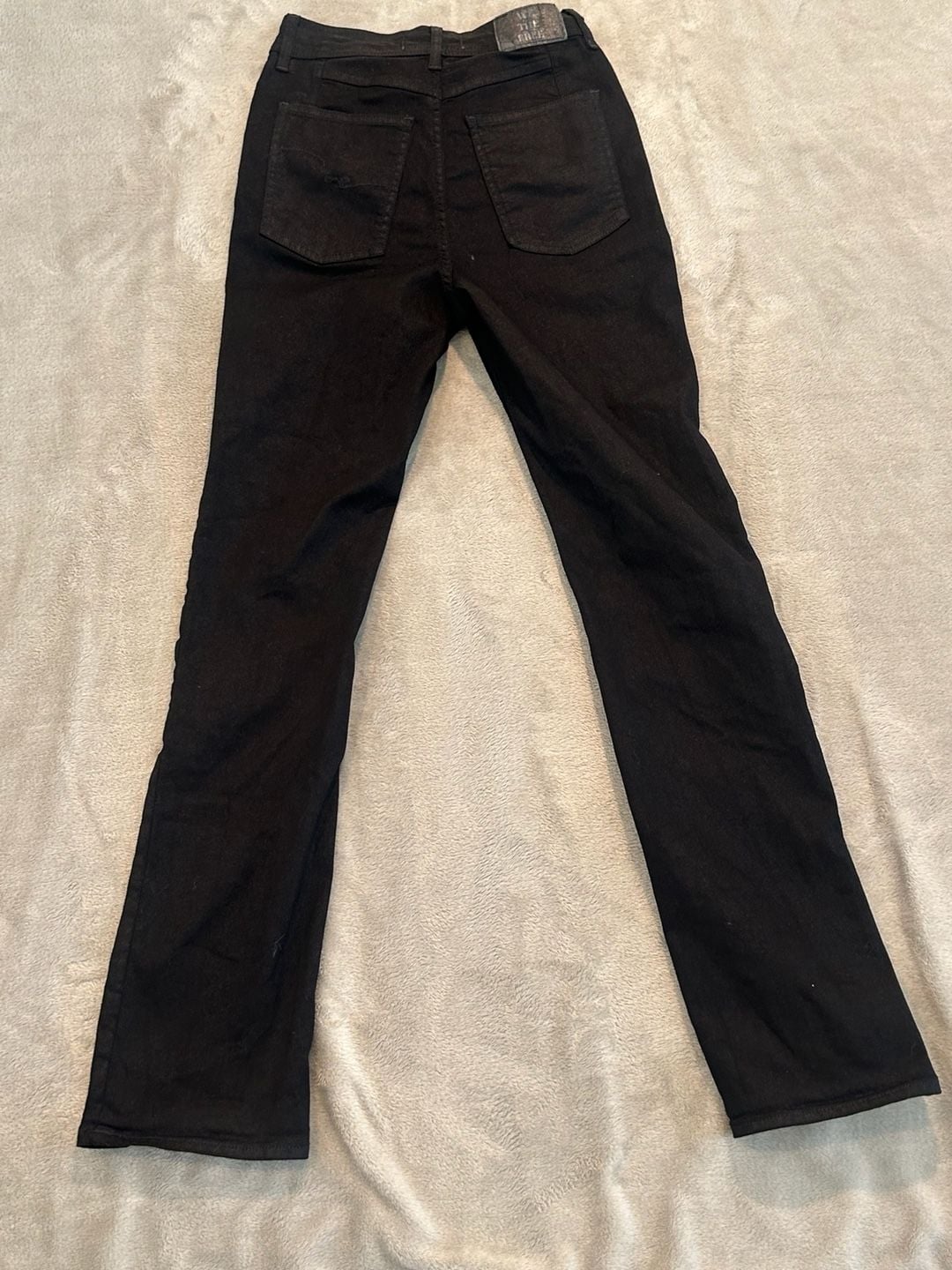 We The Free Jeans Size 27 Black Denim Pants 7
