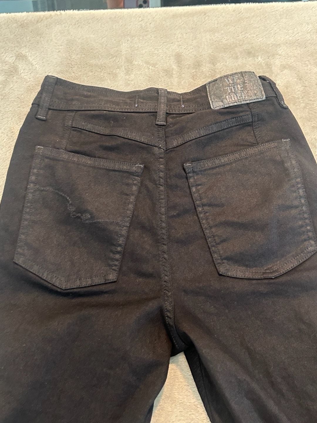 We The Free Jeans Size 27 Black Denim Pants 8