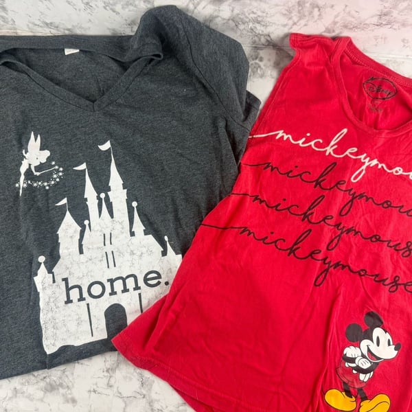 Small Disney Tshirt Bundle (2) Graphic tshirts