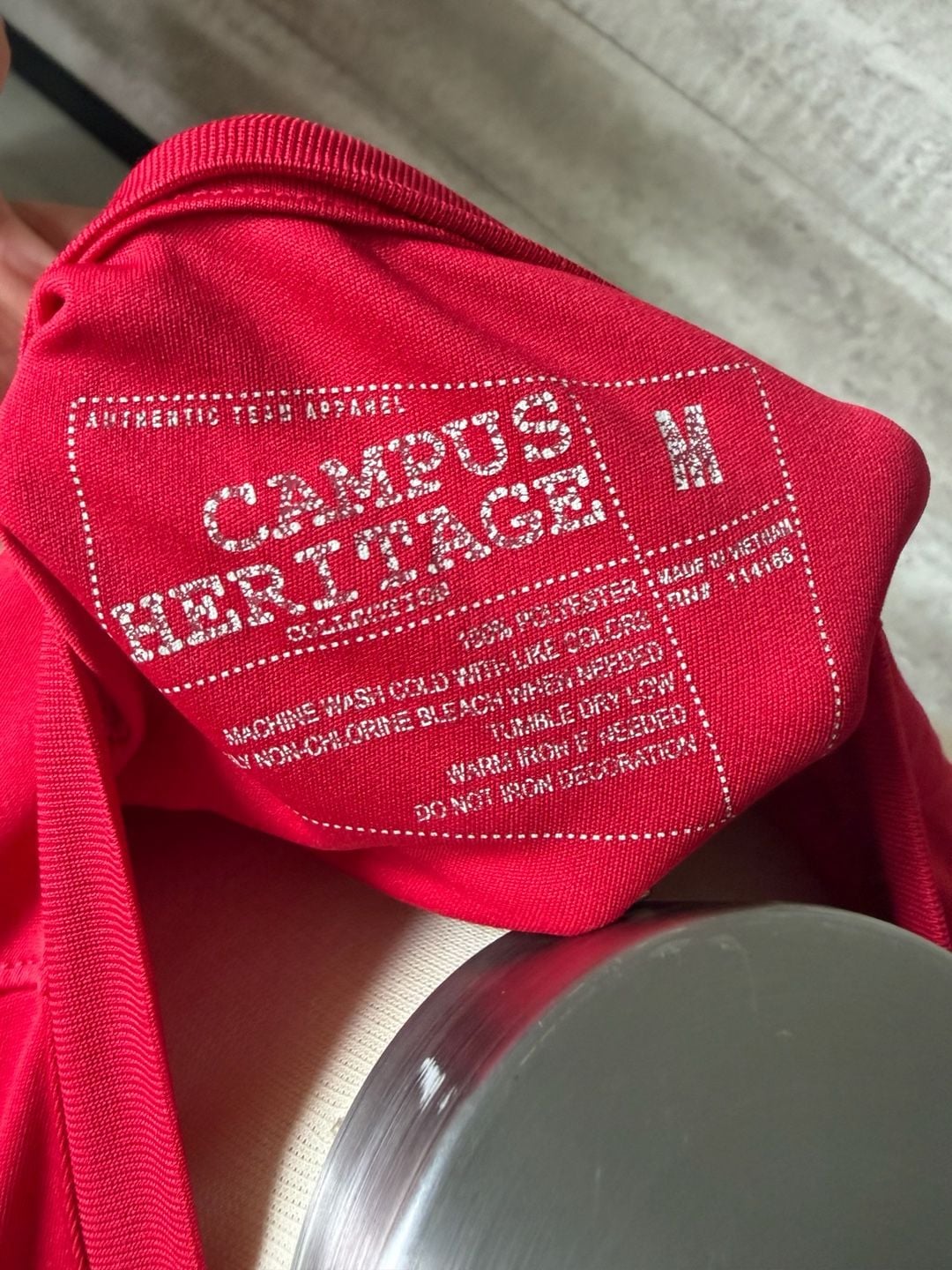 Campus Heritage Wisconsin Badgers Tank Top Size M Red Sleeveless 3