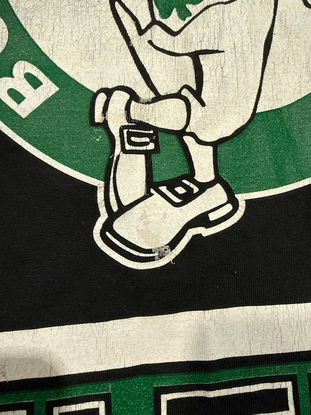  Salem Sportswear Boston Celtics T-Shirt Size XL Black Vintage NBA 9