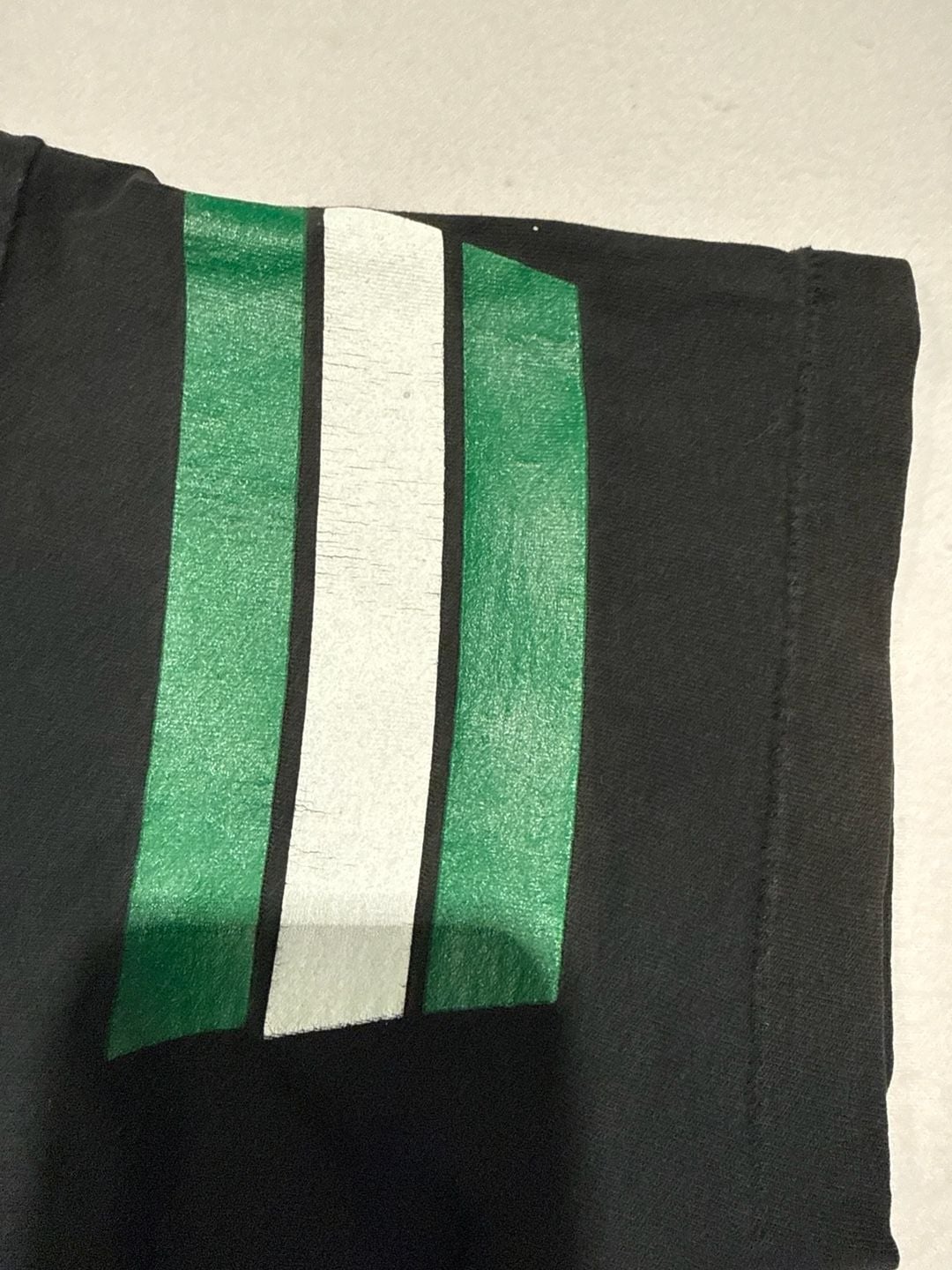  Salem Sportswear Boston Celtics T-Shirt Size XL Black Vintage NBA 12