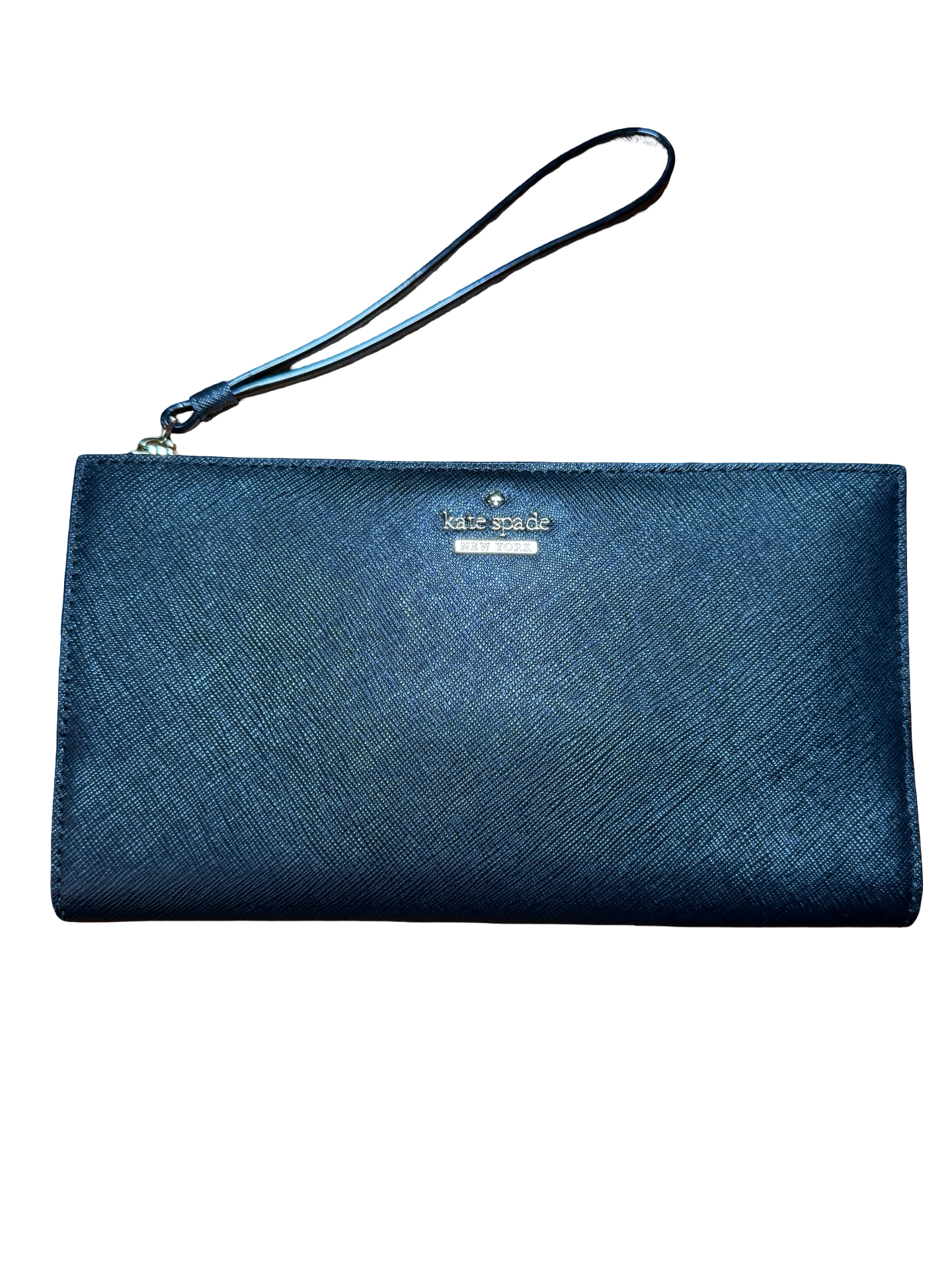 Kate Spade New York Saffiano Leather Wristlet Wallet Black detailed image 21