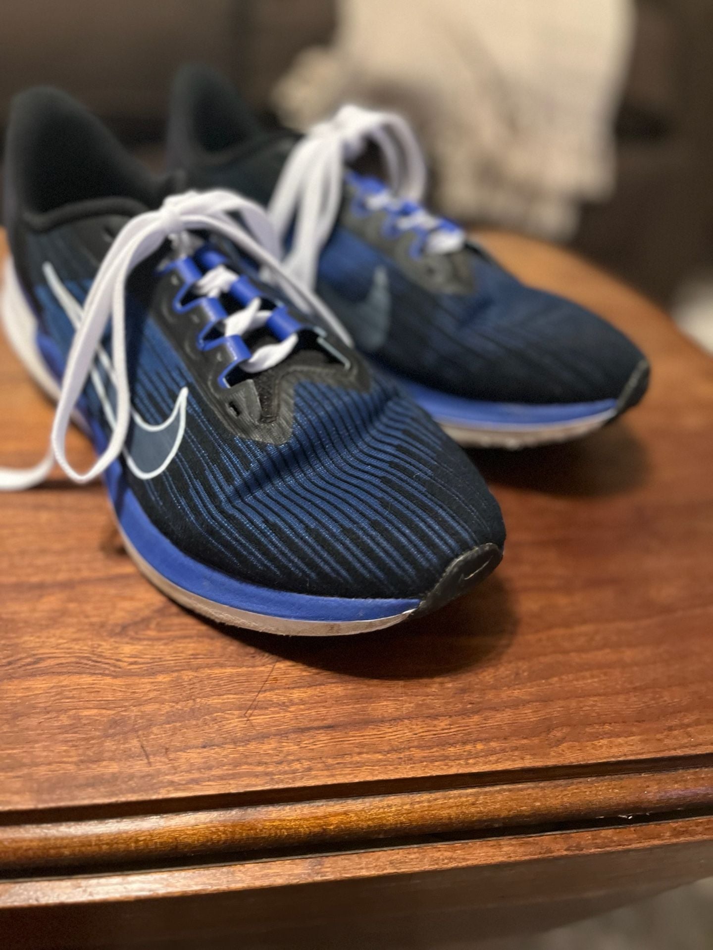 Nike Air Winflo 9 Men's Running Shoes DD6203-004 Blue Black White 4