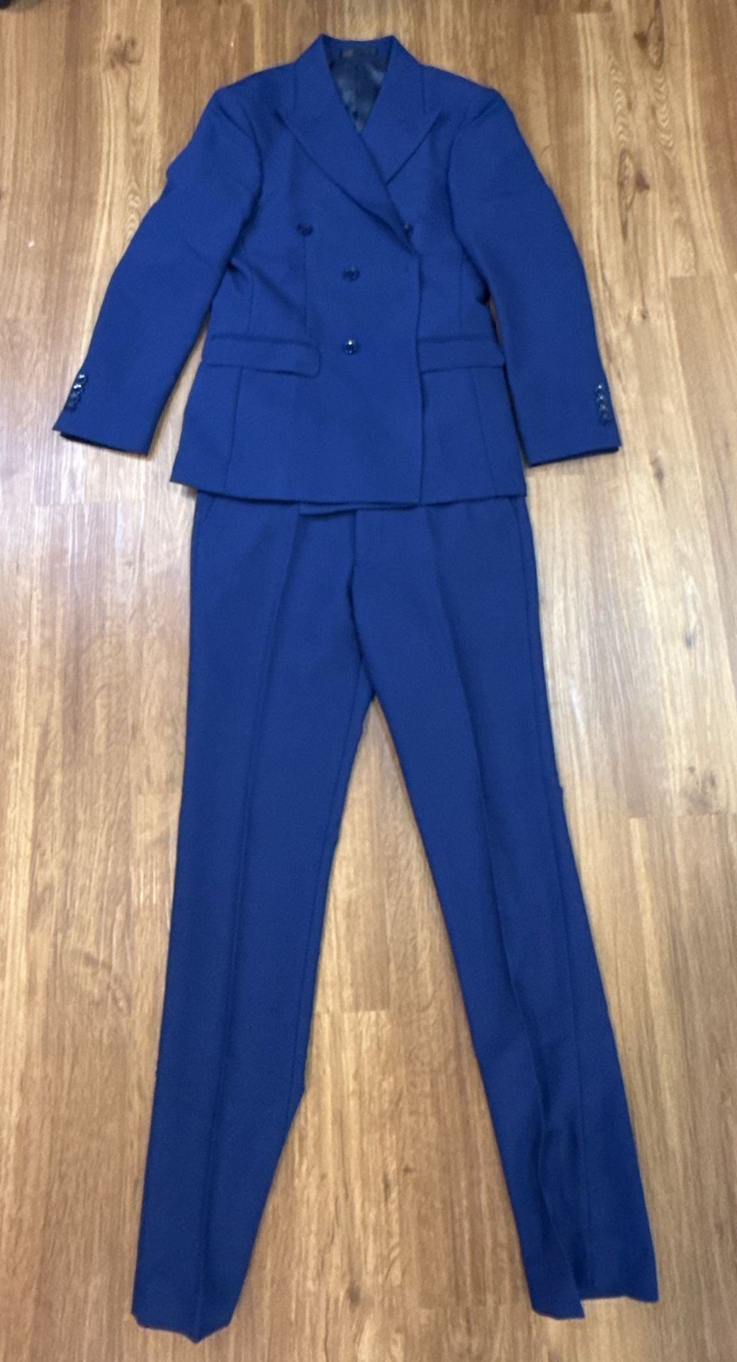 Ghnxey Double Breasted Suit Blue 1
