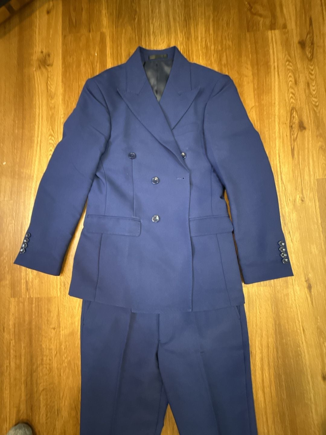 Ghnxey Double Breasted Suit Blue 2
