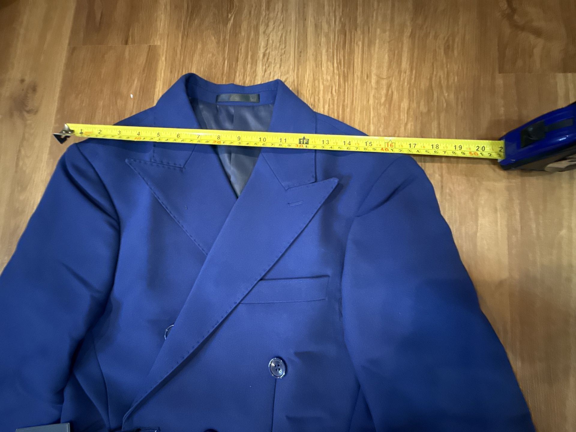 Ghnxey Double Breasted Suit Blue 5