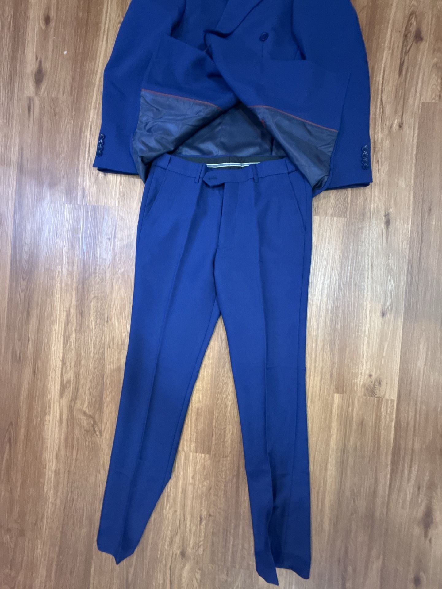 Ghnxey Double Breasted Suit Blue 6