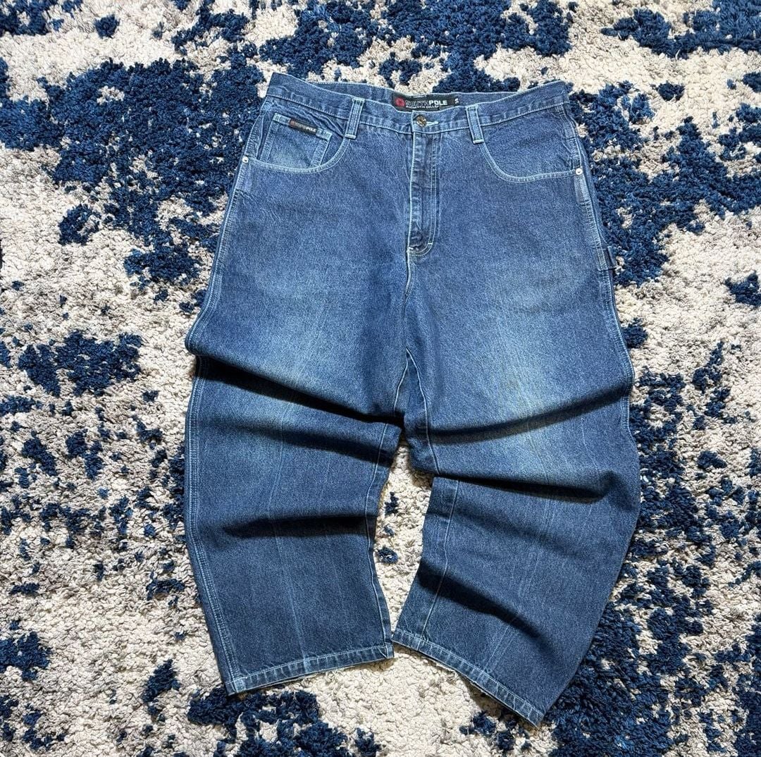Southpole Denim Jeans Size 38 Blue Baggy Y2K Hip Hop Carpenter 3