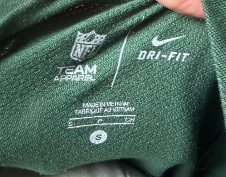 Nike Green Bay Packers Dri-Fit T-Shirt Size S Green 3