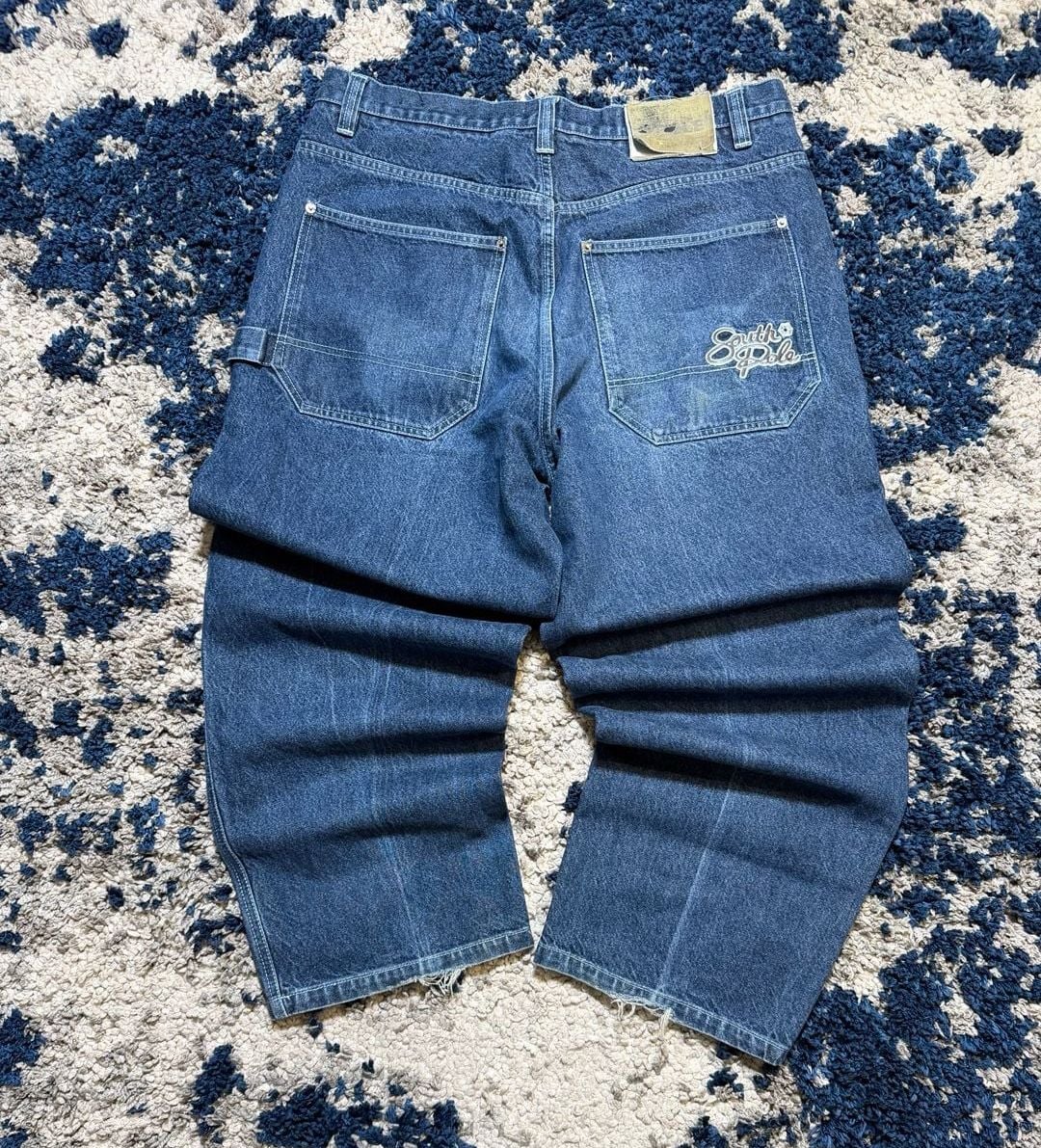 Southpole Denim Jeans Size 38 Blue Baggy Y2K Hip Hop Carpenter 4