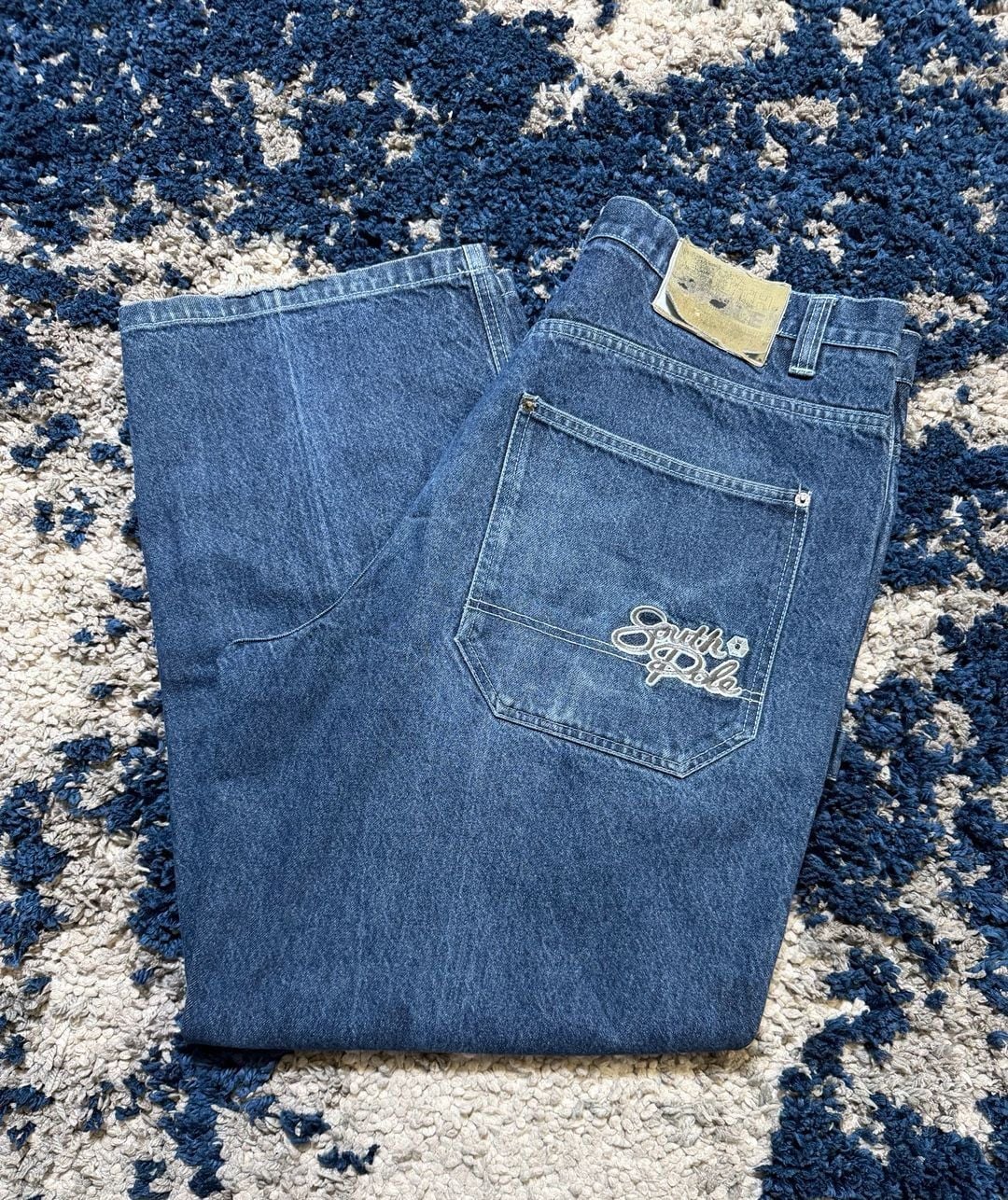 Southpole Denim Jeans Size 38 Blue Baggy Y2K Hip Hop Carpenter 2