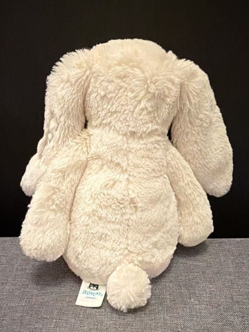 Jellycat Bashful Cream Bunny Plush Personalized Luna NWT 3