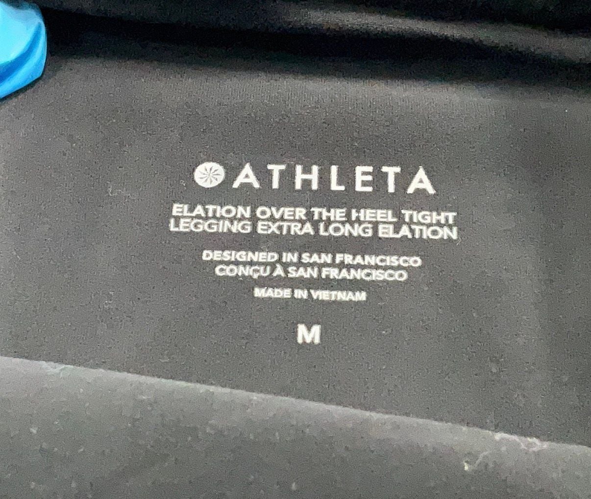 Athleta Elation Over The Heel Tight Size M Black Leggings 5