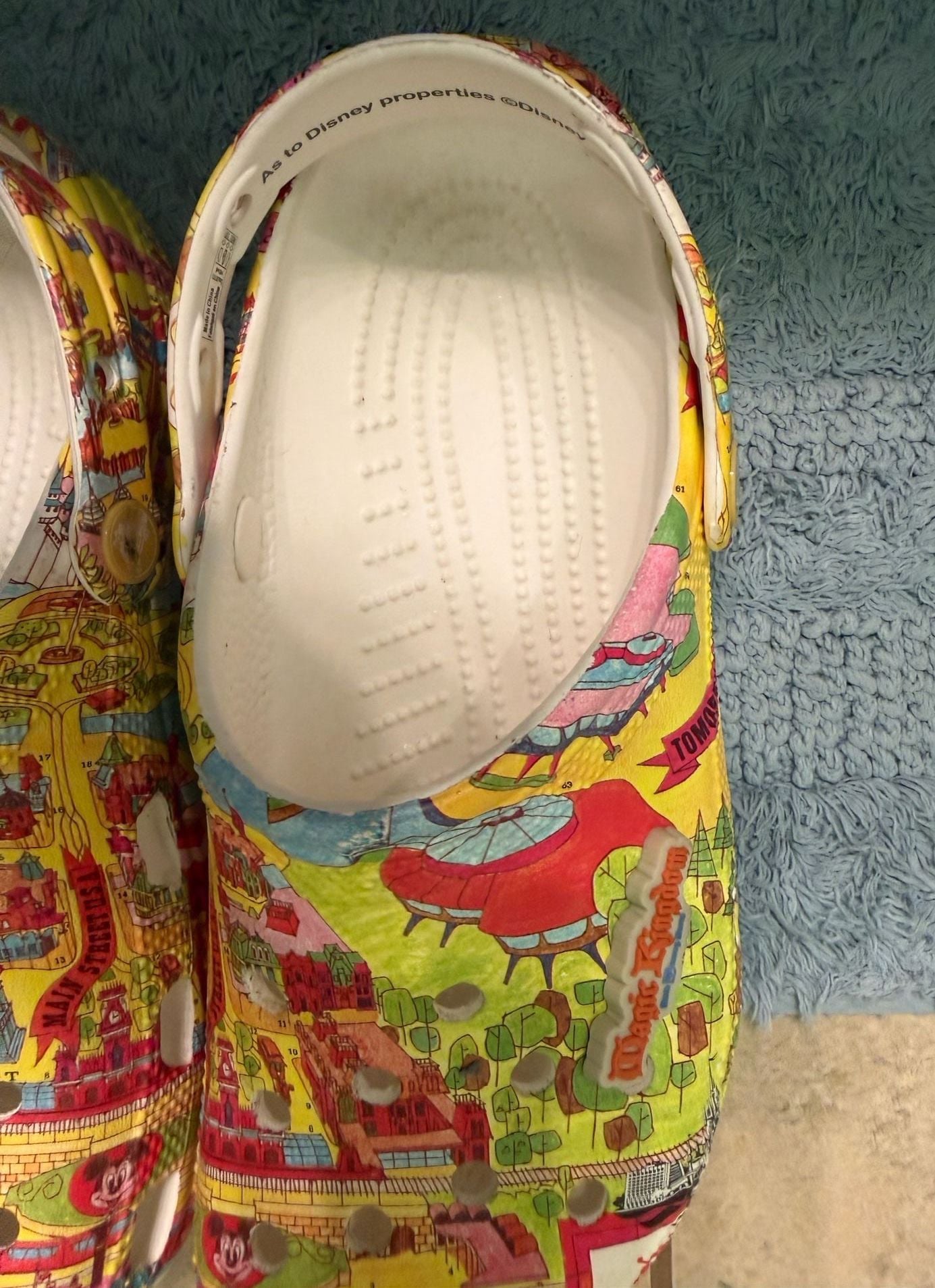 Crocs Walt Disney World Map Clogs Size M6 W8 5