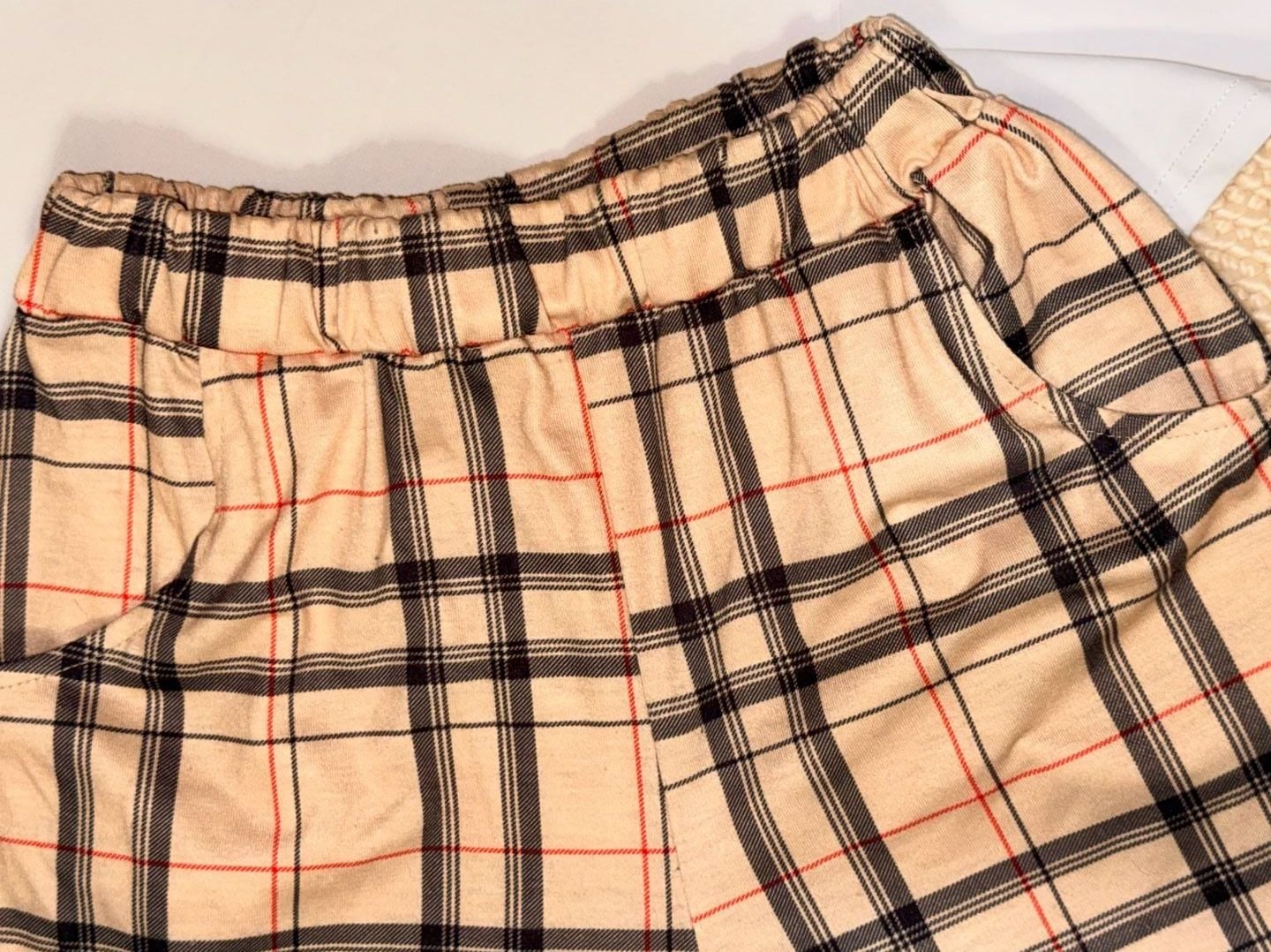 Unbranded Plaid Polo Shirt and Shorts Set 4