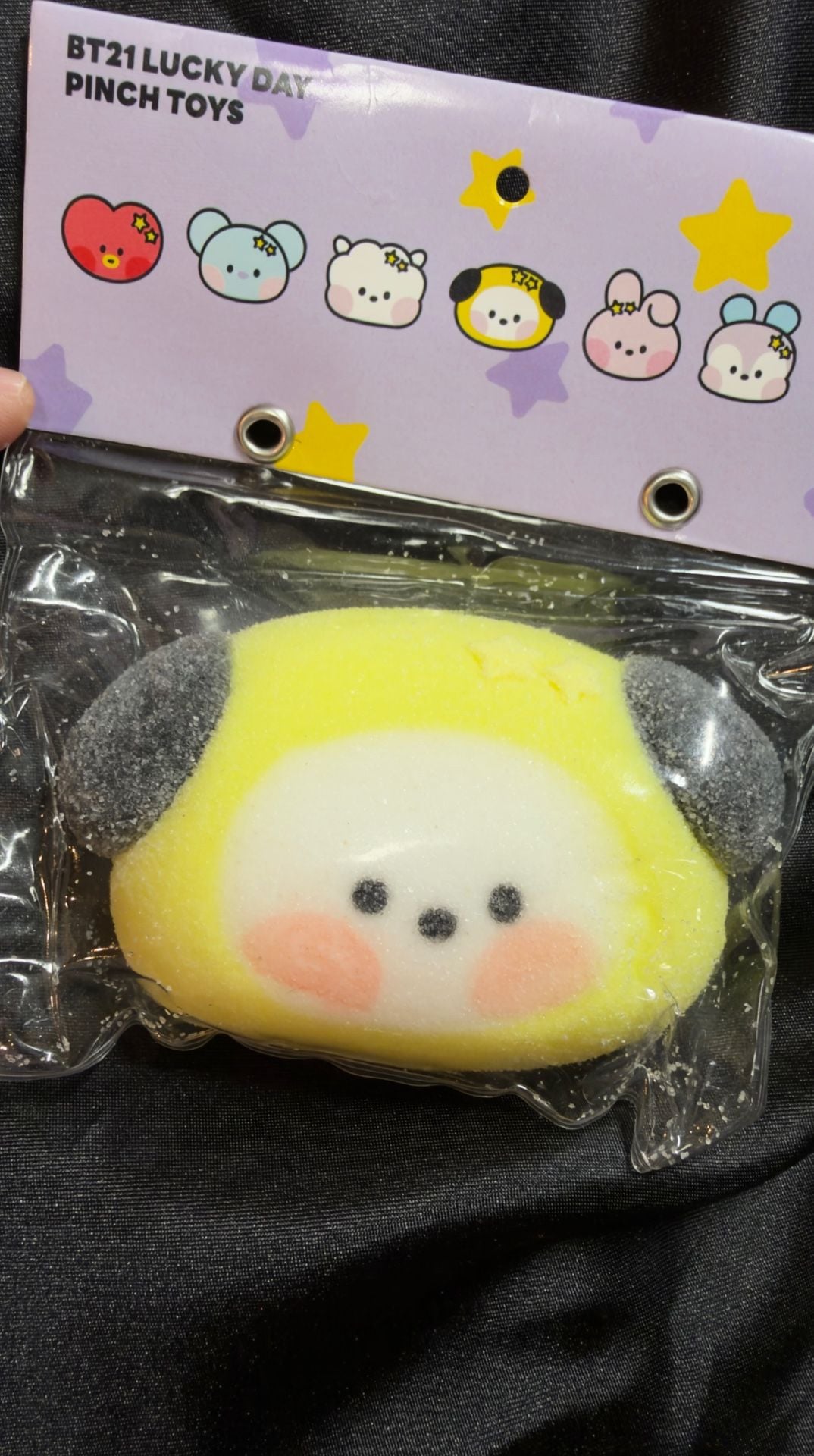 BT21 Lucky Day Pinch Toy Chimmy Squishy 1