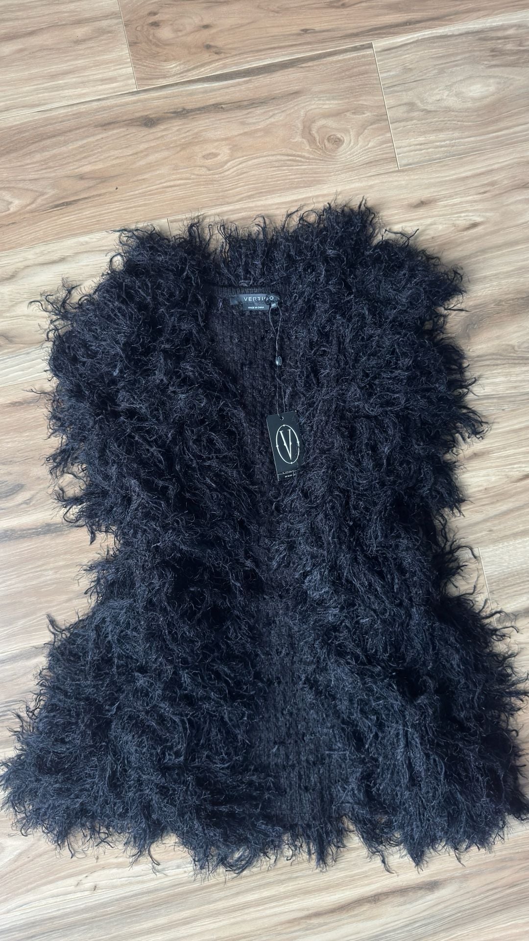 Y2k Vertigo Shaggy Vest XS/S 2