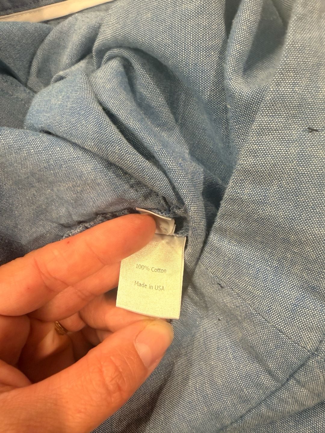 La Ligne Trousers Size 6 Blue Cotton 4