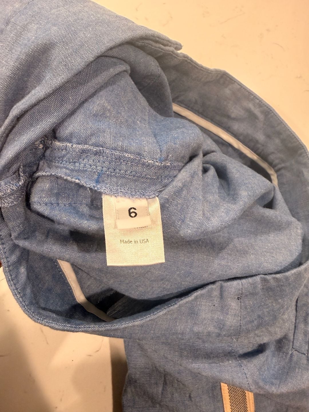 La Ligne Trousers Size 6 Blue Cotton 5