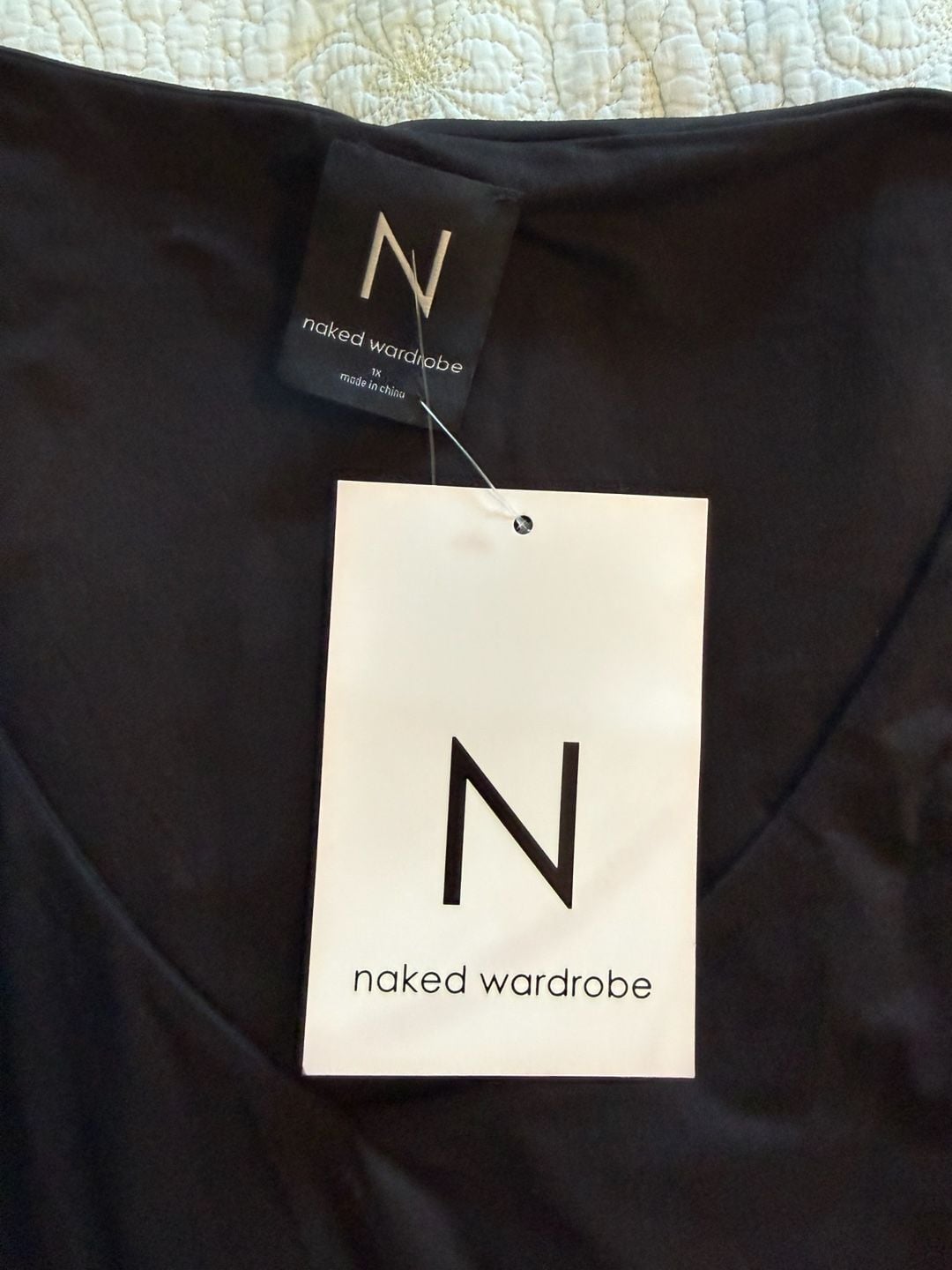 Naked Wardrobe Midi Dress Size 1X Black Tank Dress 4