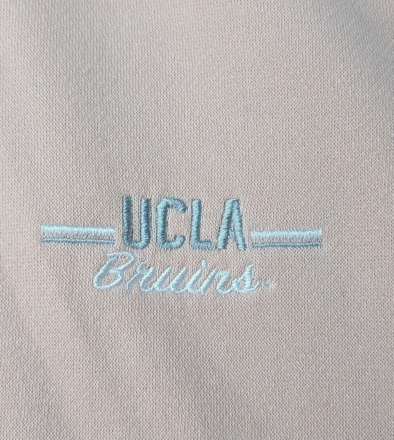 OURAY UCLA Bruins Quarter Zip Sweatshirt Size XL Pink Embroidered Logo 3