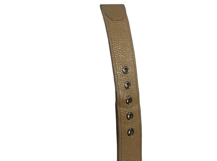 Authentic Prada Leather Belt Size 85 34 Tan Brown 10