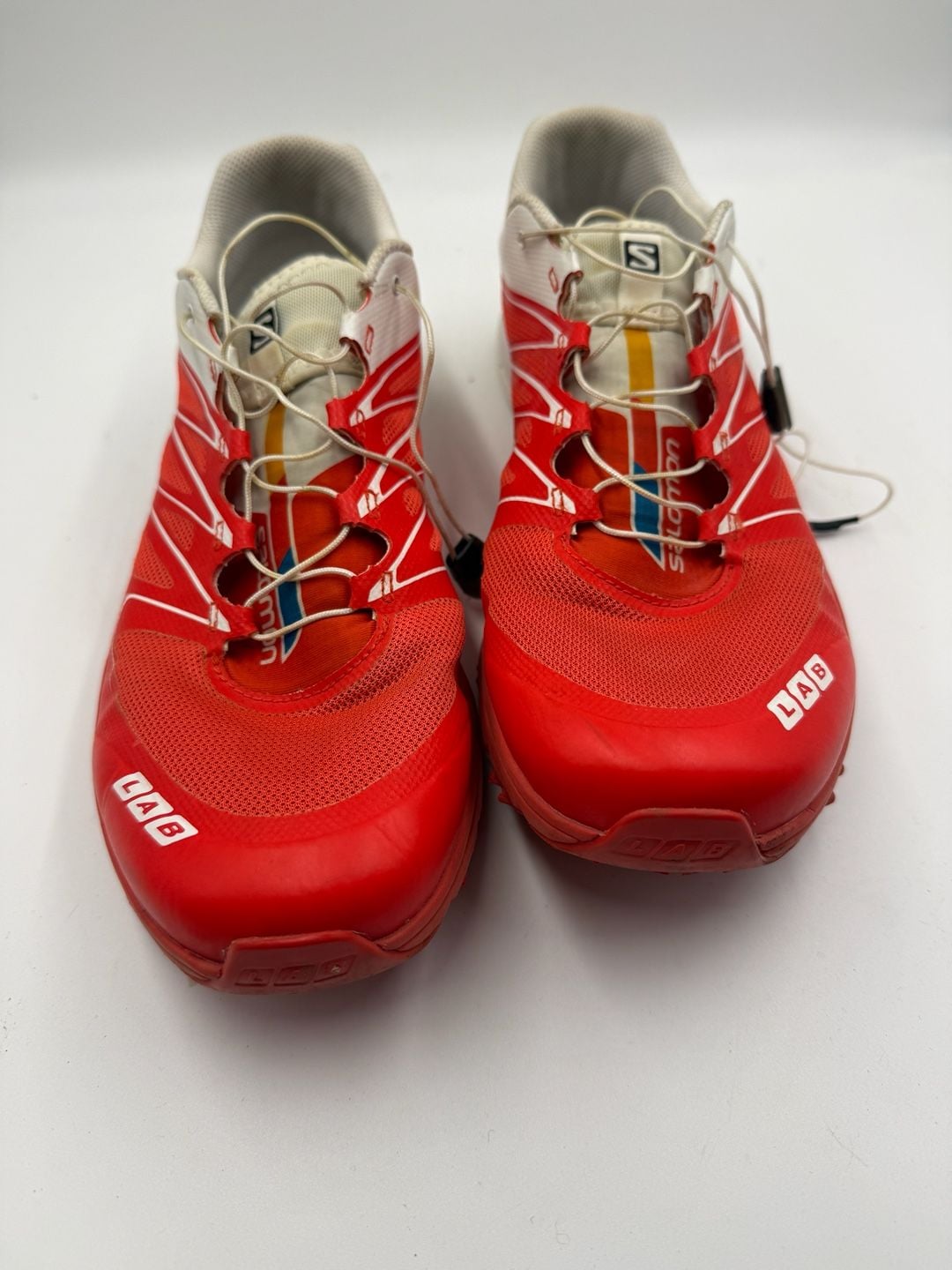 Salomon S-Lab Sense 3 Size 11.5 Red White Running Shoes 3