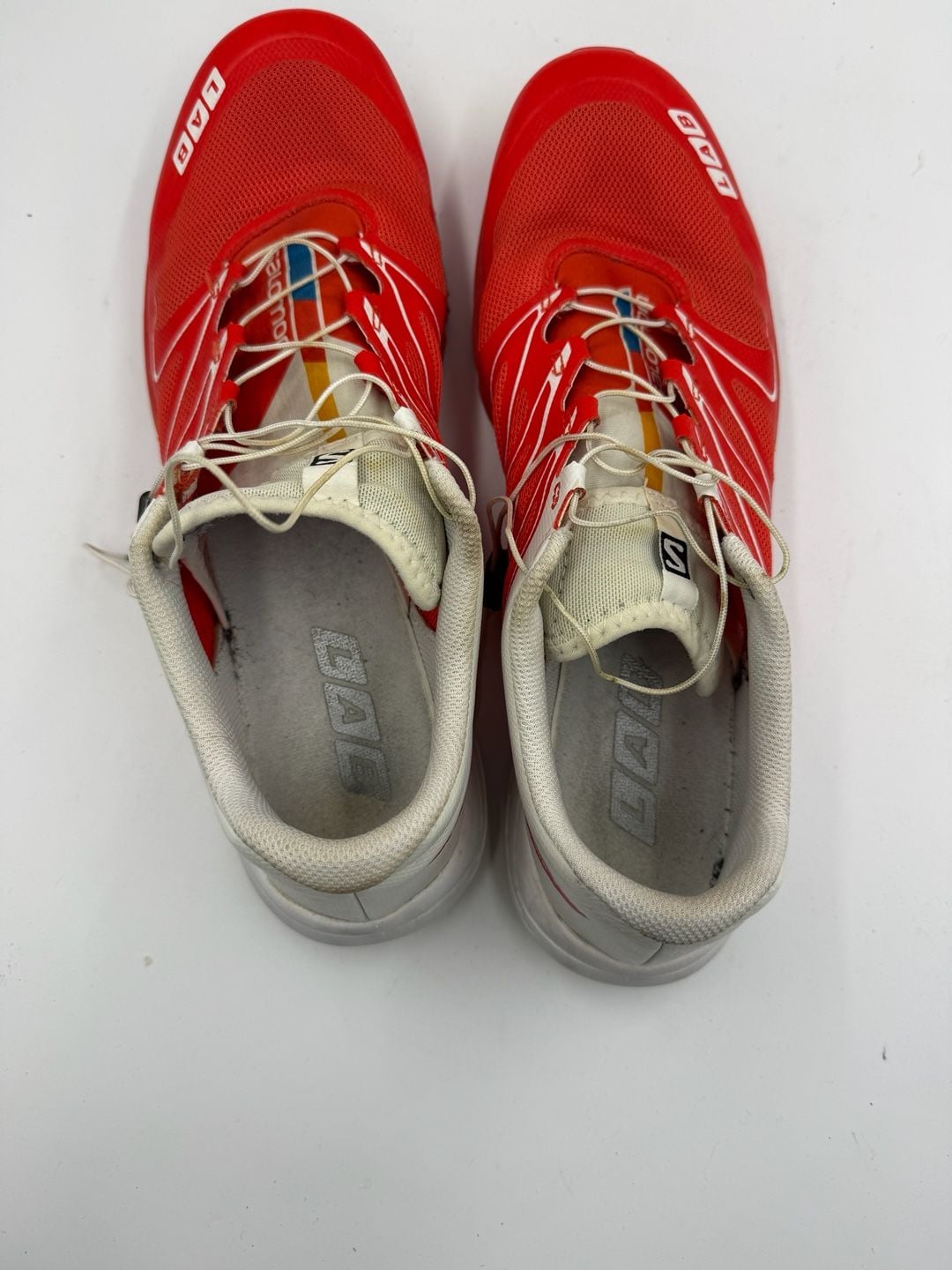 Salomon S-Lab Sense 3 Size 11.5 Red White Running Shoes 5