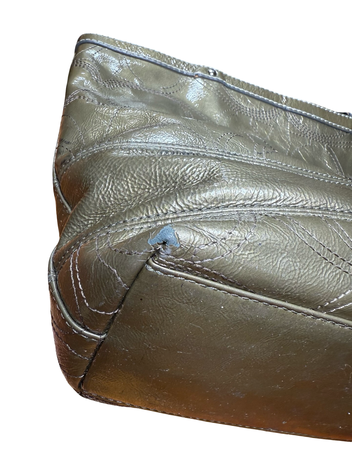 Coach Leather Shoulder Bag - Grey Shoulder Bags, Handbags - CCH123148 7