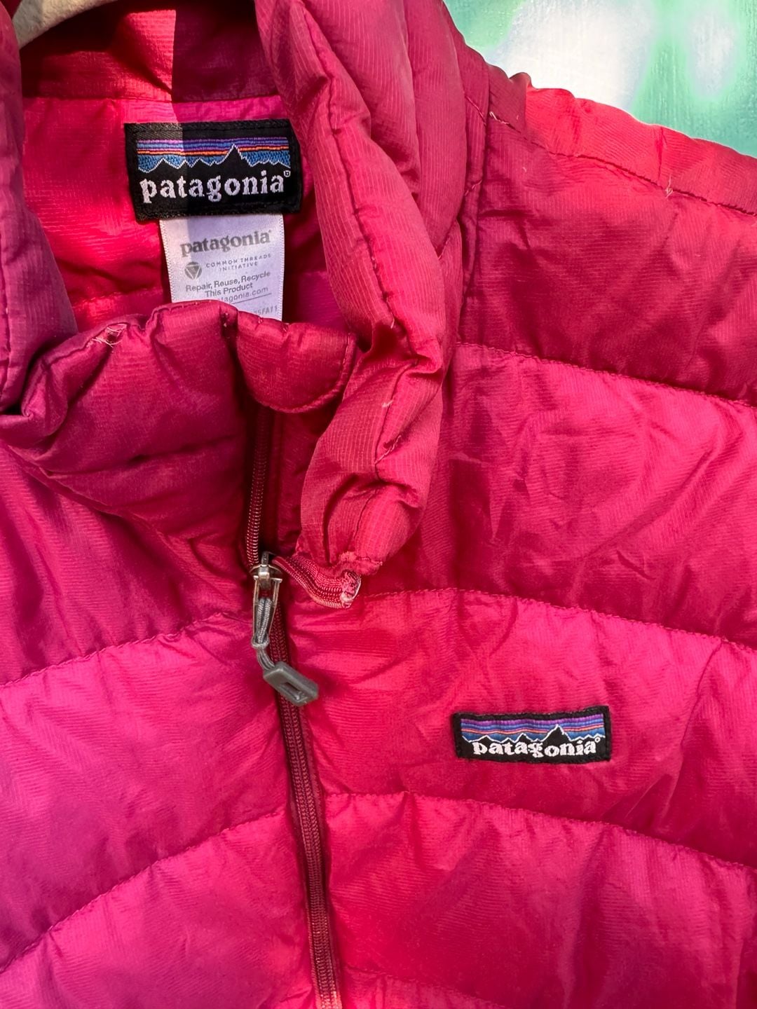 Patagonia Down Sweater Jacket Pink Puffer 2