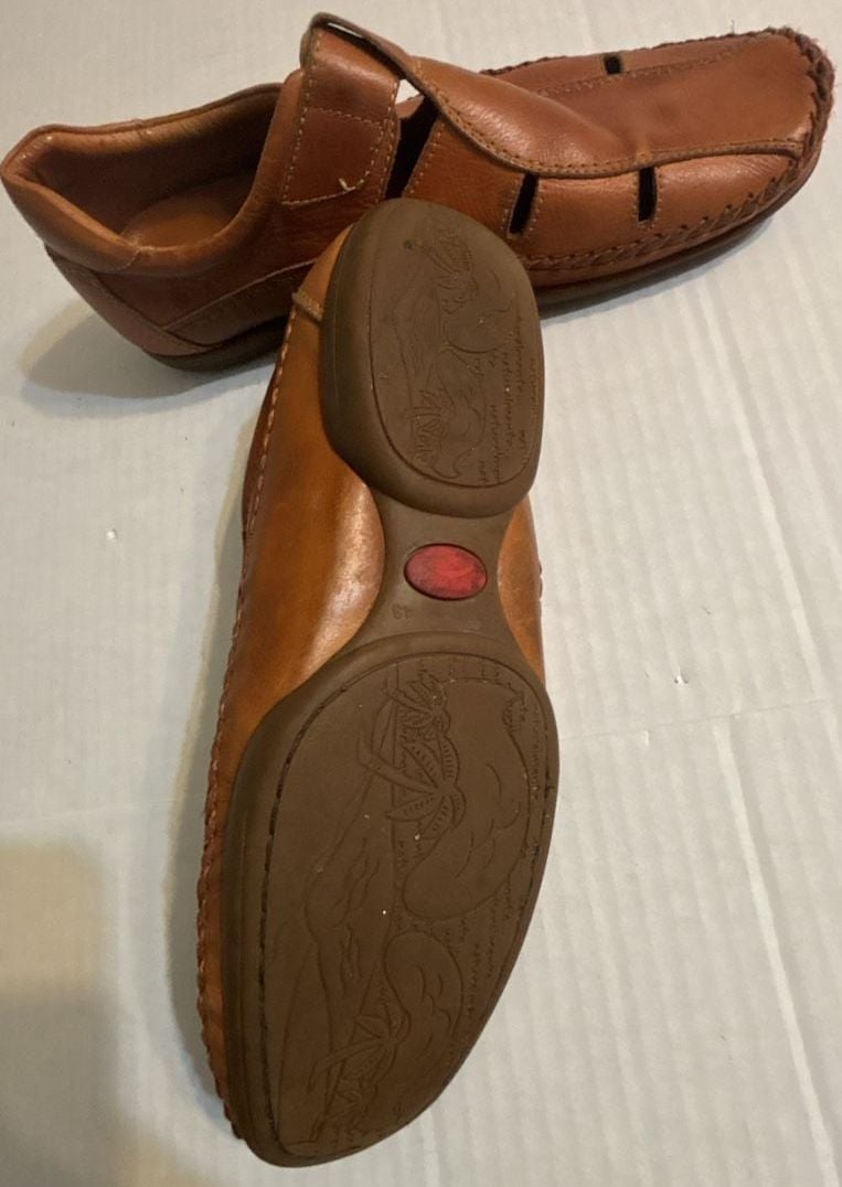 Pikolinos Tarifa Leather Fisherman Sandals Brown Size 43 7
