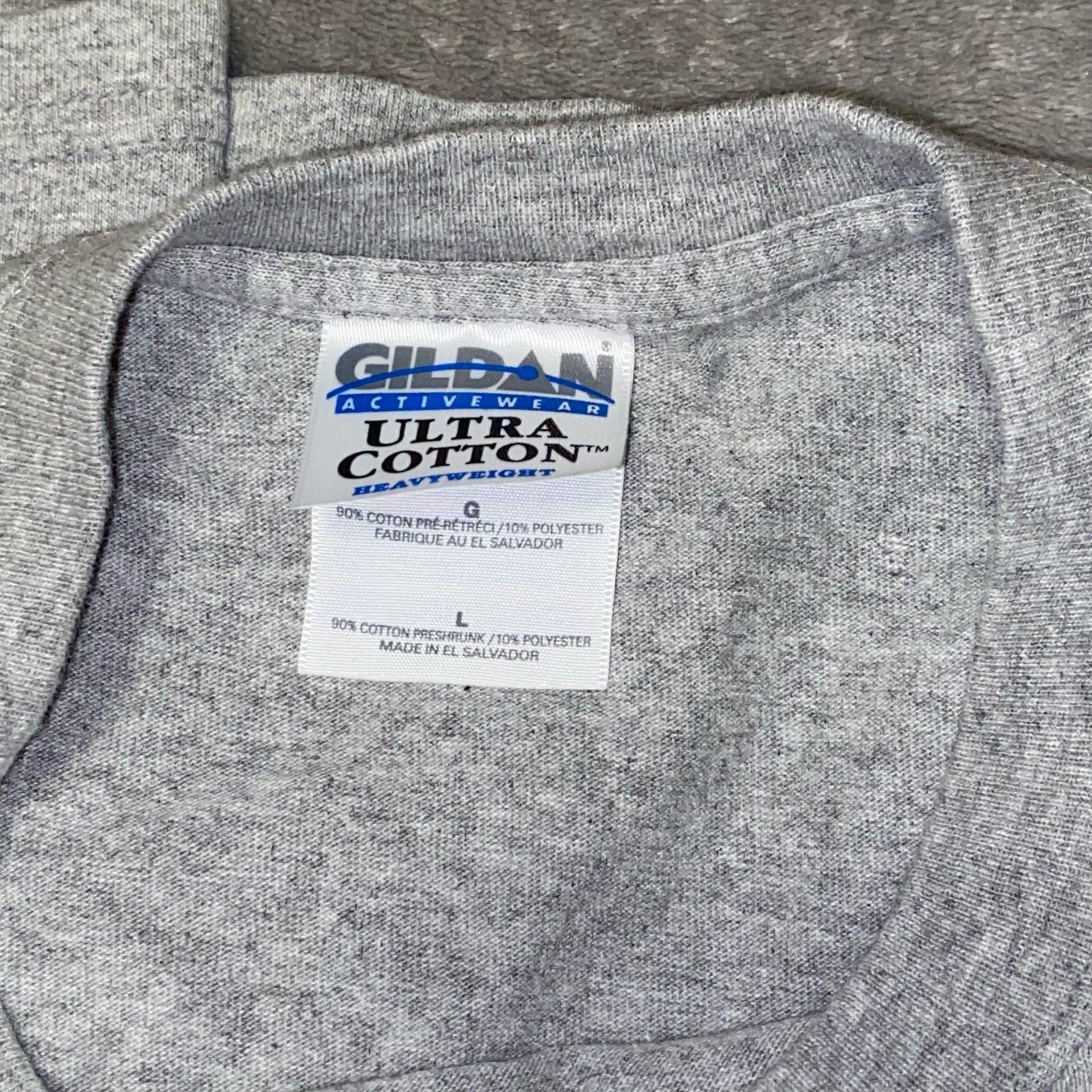 Gildan Dirty Industries Flame Long Sleeve Sweatshirt Grey 5