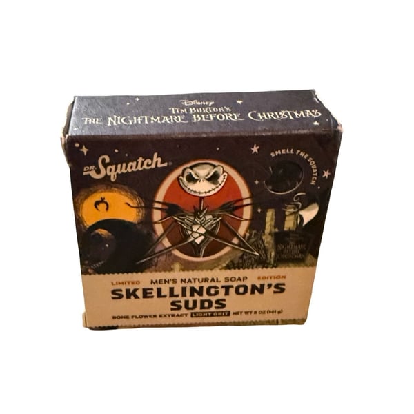 Dr. Squatch Limited Edition Skellington's Suds Mens Natural Bar Soap 5 oz