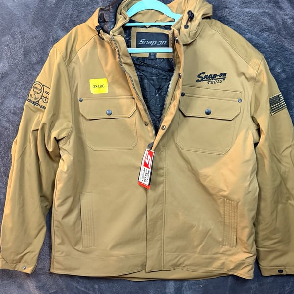 Snap-on Legend Hooded Jacket Size 2XL 105th Anniversary Gold New With Tags