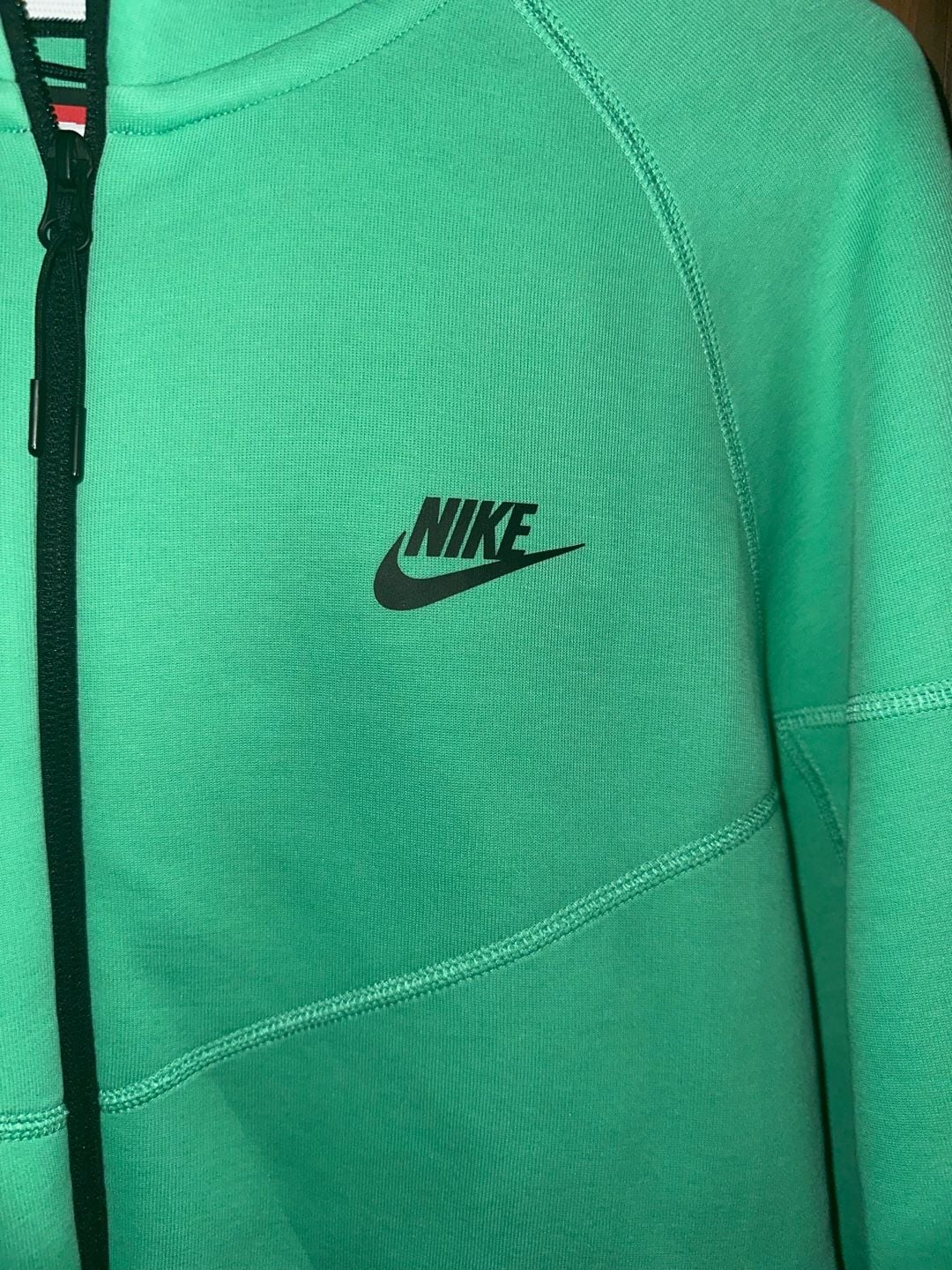 Nike Tech Fleece Full Zip Hoodie Size L Spring Green Florida Rebels 4