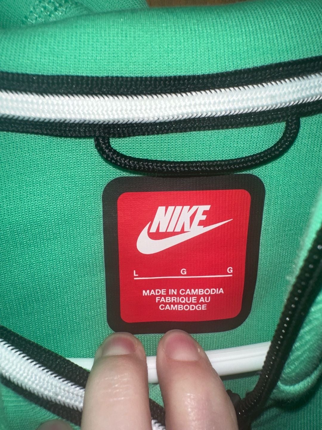 Nike Tech Fleece Full Zip Hoodie Size L Spring Green Florida Rebels 5
