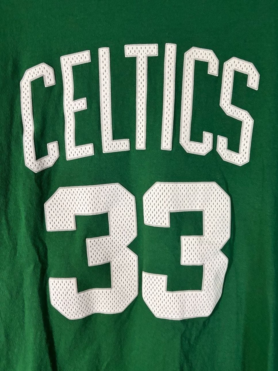 Adidas Boston Celtics Larry Bird 33 T-Shirt Size M Green Like New! 3