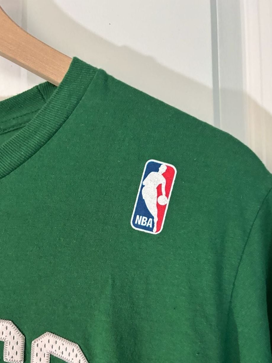 Adidas Boston Celtics Larry Bird 33 T-Shirt Size M Green Like New! 7