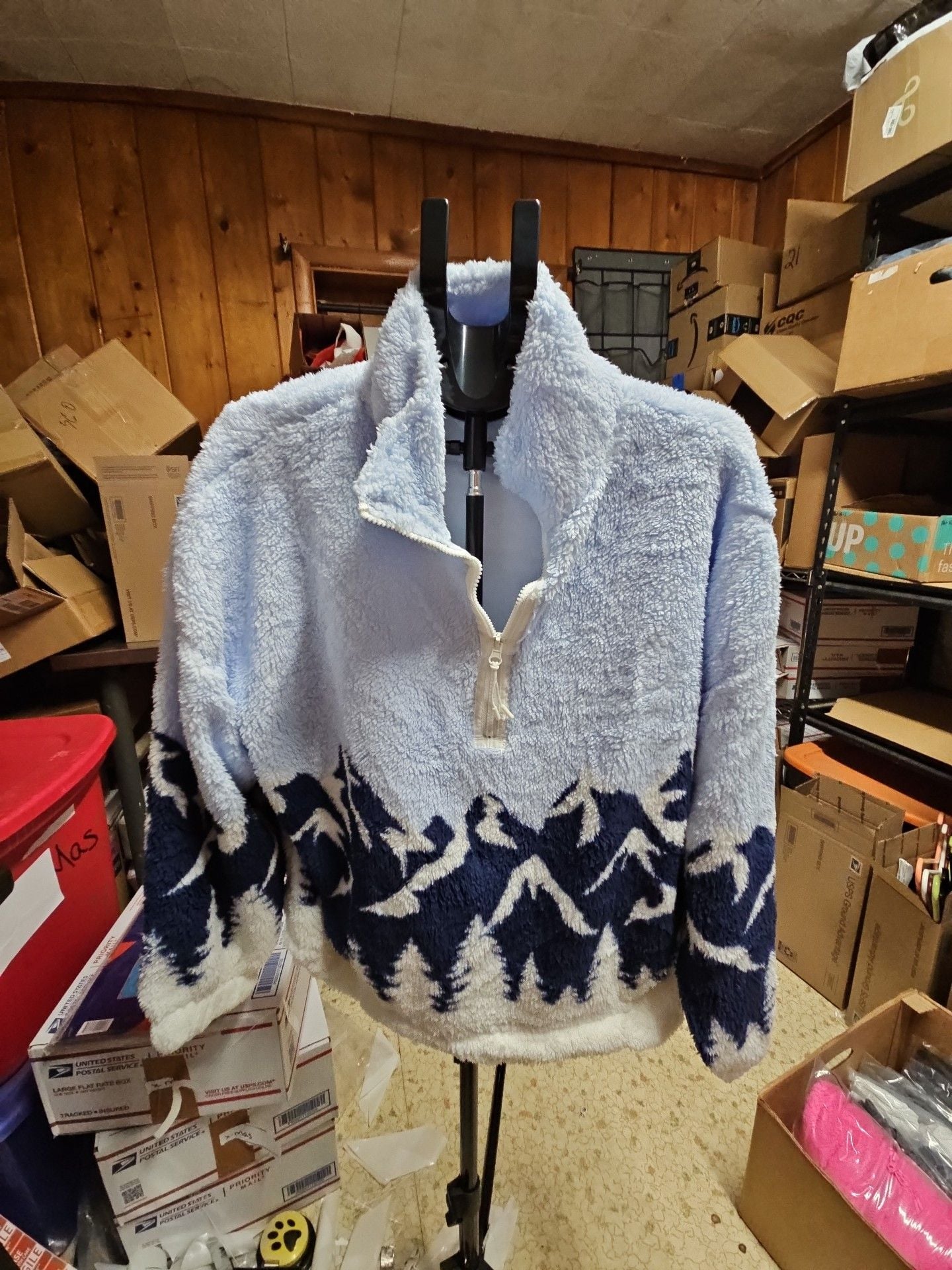 (329) No Boundaries Plush Half-Zip Pullover 2