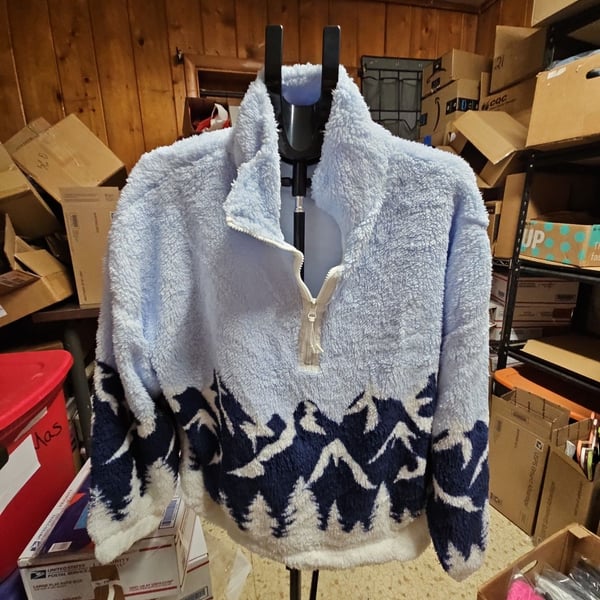 (329) No Boundaries Plush Half-Zip Pullover