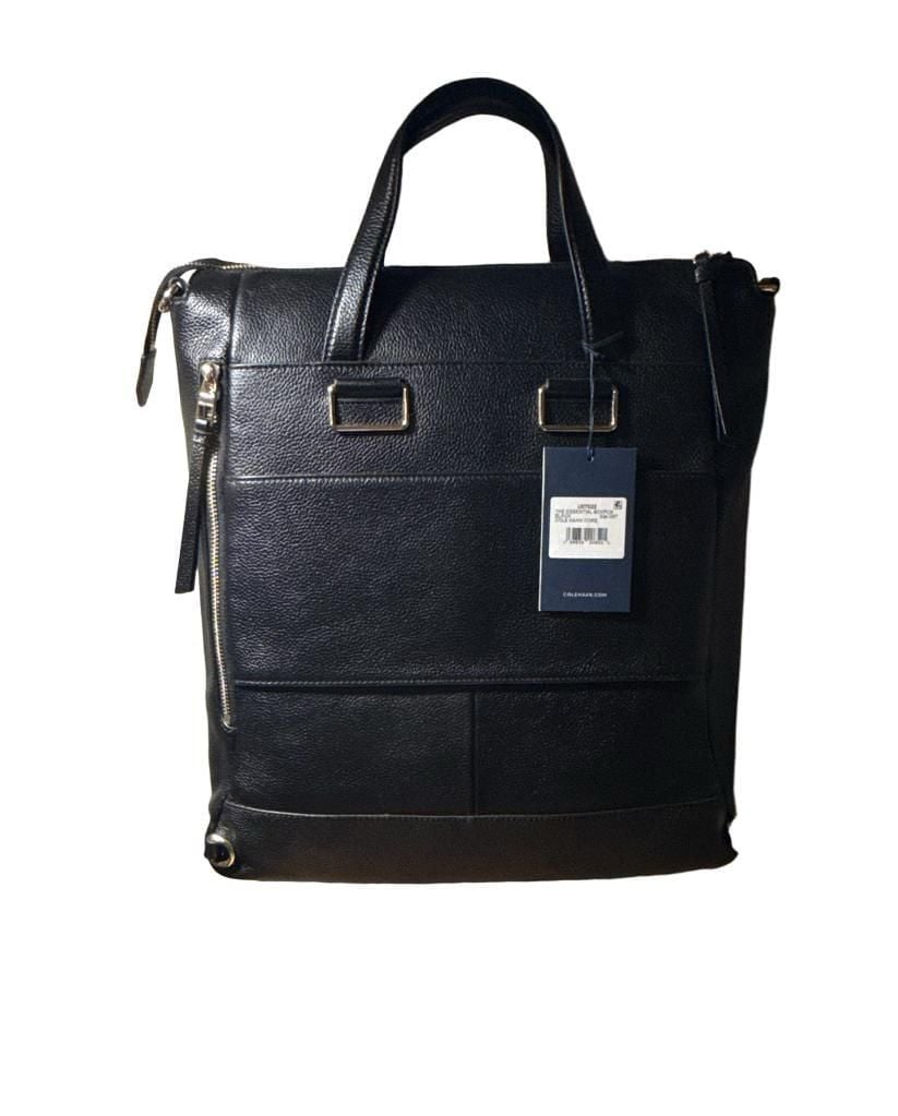 Cole Haan Essential Convertible Backpack Black Leather 3