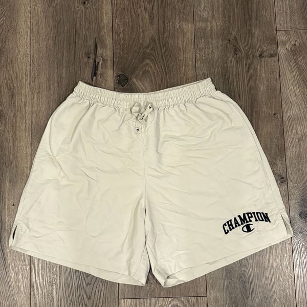 Champion Collegiate Ripstop Shorts Size Small Off-White