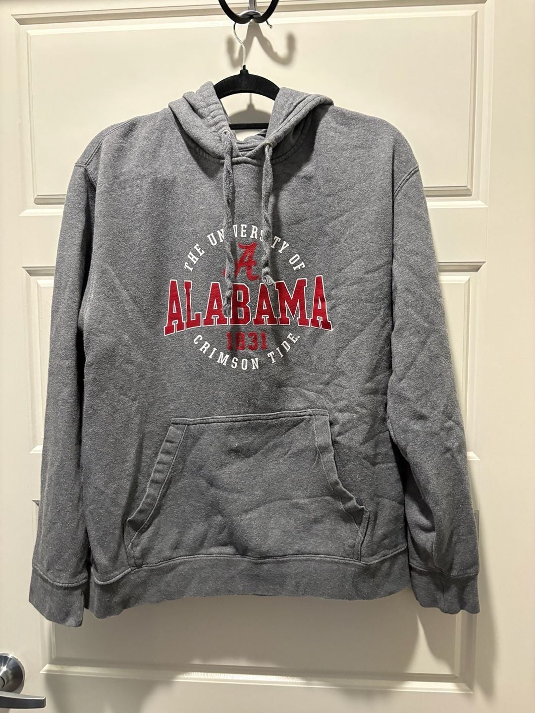 Gear For Sports University of Alabama Hoodie Size L Gray Crimson Tide 2
