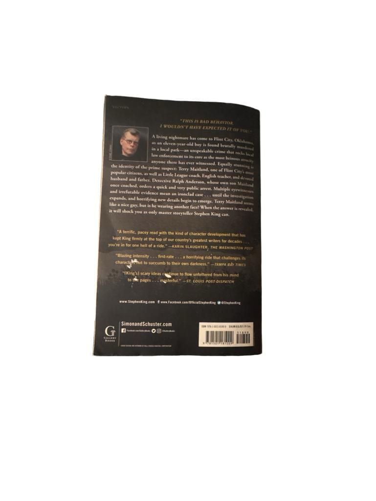 Stephen King The Outsider Novel Soft Cover Paperback 2018 2